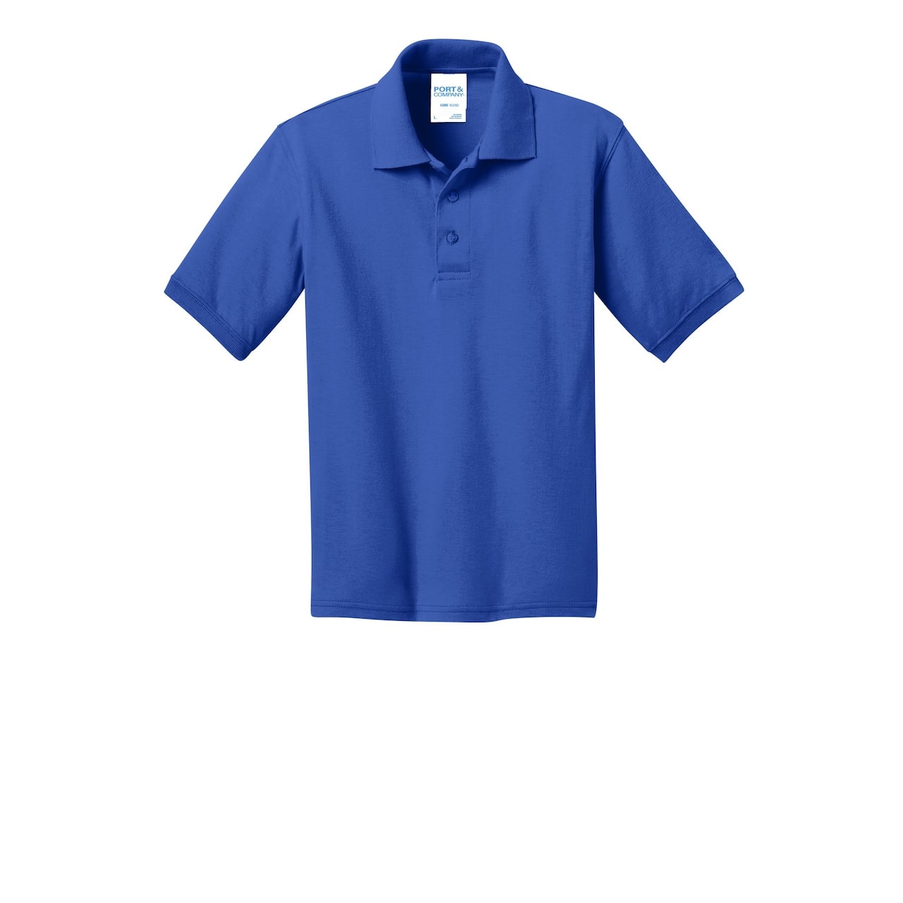 Port & Company® Youth Core Blend Jersey Knit Polo